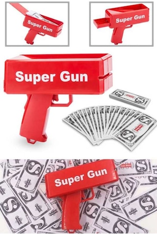 Super Money Gun - Para Saçma Tabancası Super Money Gun - Para Saçma Tabancası
