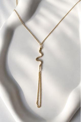 Yılan Model Gold Çelik Şahmeran Altın