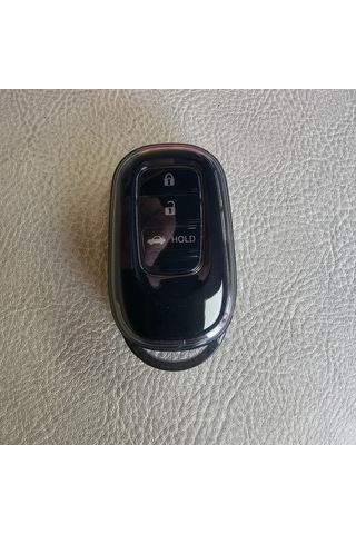 Honda Civic Fe1 2021-2024 Uyumlu Silikon Anahtar Kabı Siyah Parlk