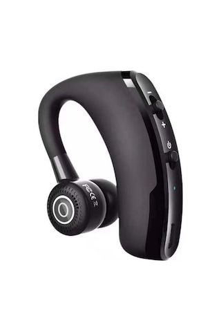 Fortunelane V9s Mavi Tek Kulaklı Bluetooth 5.0: Led Ekran, Gürültü Engelleyici, Uzun Pil