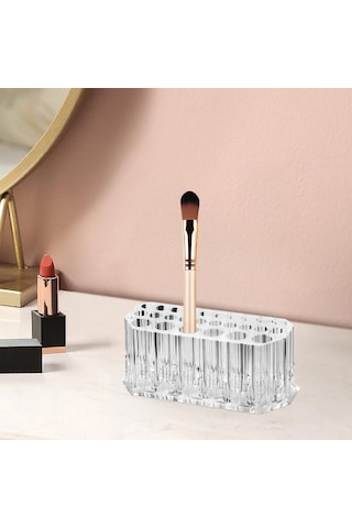 Homyl Kozmetik Fırçalar Depolama Tutucu Akrilik 26 Yuva Fırça