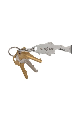 Ibartech-Superelma Nite Ize Doohickey Fishkey Çelik Anahtarlık