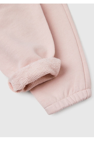 United Colors of Benetton Bebek Toz Pembe Arkası Tavşan Detaylı Beli Lastikli Eşofman Altı