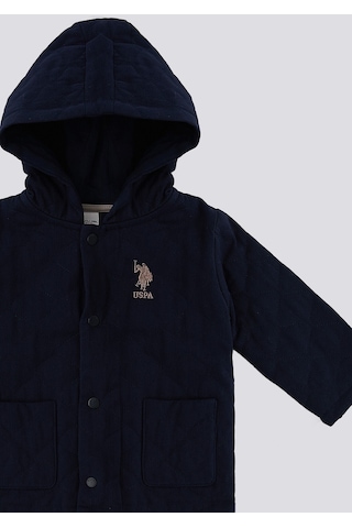U.S. Polo Assn. U.s. Polo Assn Lacivert Cepli Kapüşonlu Bebek Mont 5274-41492 Lacivert