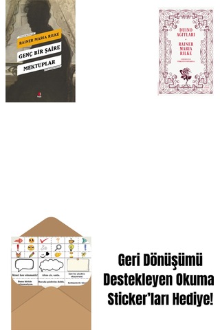Genç Bir Şaire Mektuplar + Hiç Uğruna Bir Nefes + Okuma Sticker'ları