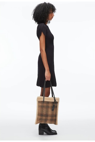 3.1 Phillip Lim Kadın Slim Tote Omuz Çantası, Kuzu Derisi Kahverengi