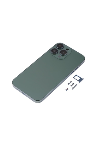 Cbtx iPhone Uyumlu Xr İp13 Pro Taklit Görünümlü Elektroliz Çerçeve Arka Muhafaza Kapağı Yeşil