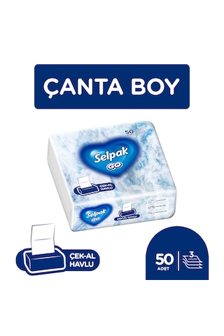 Selpak Go Çek-al Havlu 6*50 Yaprak