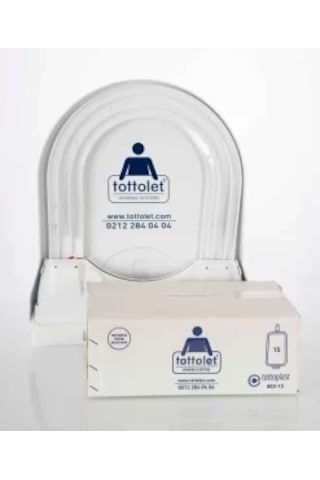 Tottolet Klozet Beyaz Kapak Sistemi Ledsörlü 12 V Beyaz