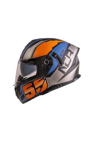 Ncr Vega Turuncu Çene Açılır Kask Turuncu Turuncu