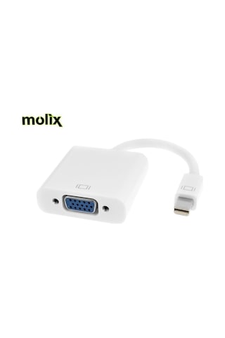 Molix Mini Display Port To Vga Çevirici Dönüştürücü Adaptör