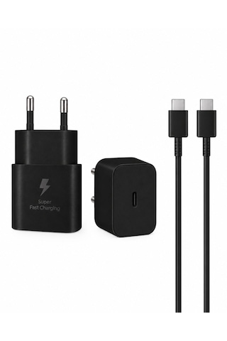 Flayse 25w Güç Çıkışlı Hızlı Şarj Adaptörü Ve Çift Uçlu Type-c Kablo Seti