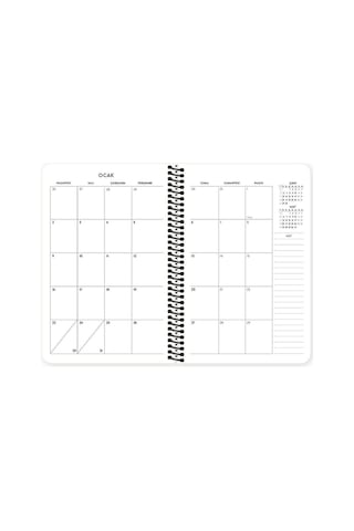 Hisli Şeyler 2023 13 X 19.5 Cm Haftalık Ajanda - Sevinçten Uçuyorum