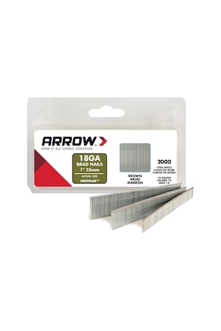 Arrow Bn1816 25 MM  2000 Adet Profesyonel Kesik Başlı  Çivi