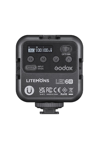 Novahub Godox Led-6r Rgb Video Dolgu Işığı, Kullanıcı Dostu