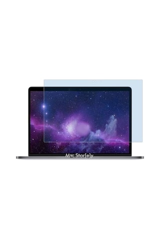 Macbook Air M1 Ve Macbook Pro M1-m2 13 İnç Uyumlu Şeffaf Anti Blueray Ekran Koruyucu Göz Yormayan Touch Bar Touch Id