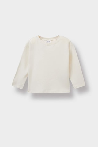Defacto Kız Bebek Bisiklet Yaka Uzun Kollu Tişört E8355a525auer105 Ekru