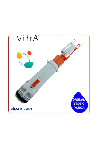 Vitra 436317yp Gömme Rezervuar Boşaltma Grubu Alt Kısmı Oval Turuncu