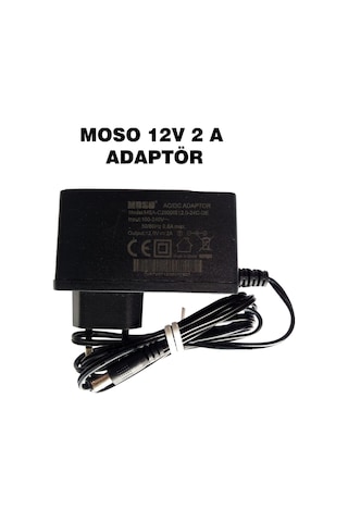 MOSO 12V 2A Switch Mode Adaptör  2 Amper Modem adaptörü