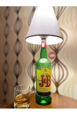 Jb Şişe Abajur Tasarım Gri