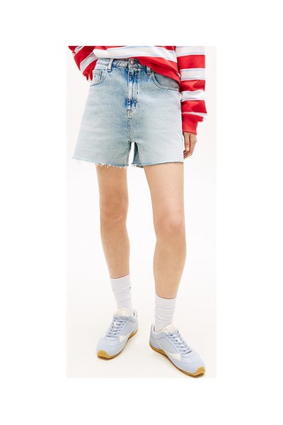 Tommy Hilfiger Kadın Mom Şort-16314 Açık Mavi