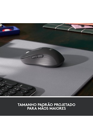 İmza M650 L Tam Boyut Kablosuz Fare - Büyük Eller, 2 Yıllık Pil, Sessiz Tıklamalar İçin