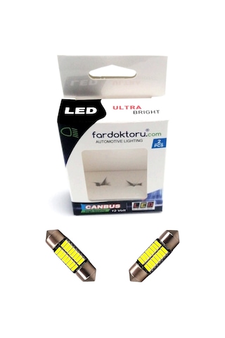 31mm Beyaz 8 Smd Sofit Oto Led Ampülü