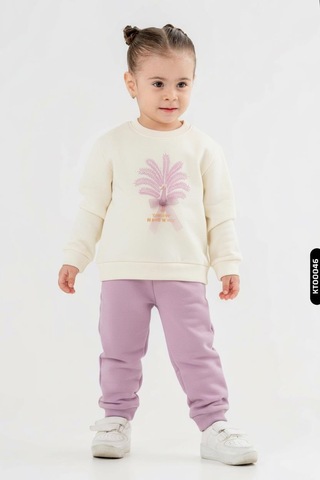 Xo Kids Kız Çocuk Kombin Takmı 1-4 Yaş Set0425 Krem