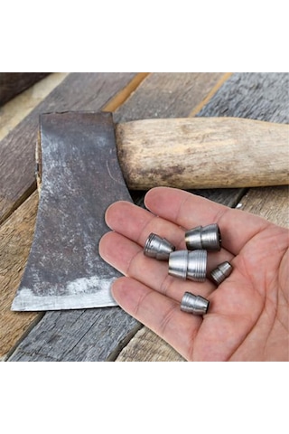 Xurunkeji 20 Adet Emniyet Sapı Kamaları Sap Değiştirme Demir Sapları Bölme Kamaları Pençe Çekiç Balyozu İçin Konik Sap Kamaları