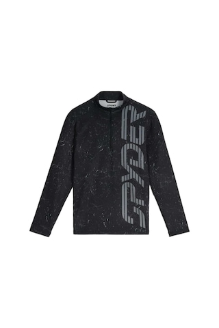 Spyder Spyder Podium 1/2 Zip Erkek İçlik Üst Sws Siyah