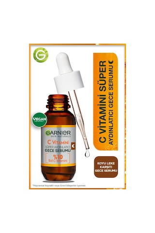 Garnier C Vitamini Süper Aydınlatıcı Gece Serumu 2 x 30 ML