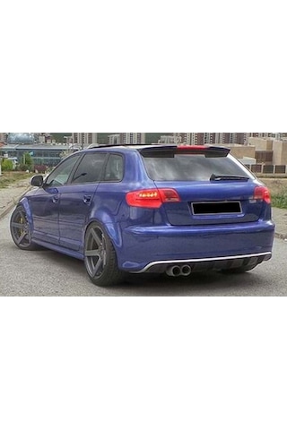Audi A3 8P/Sb Hb Rs3 Spoiler Piona Black Spoyler 2003 - 2007