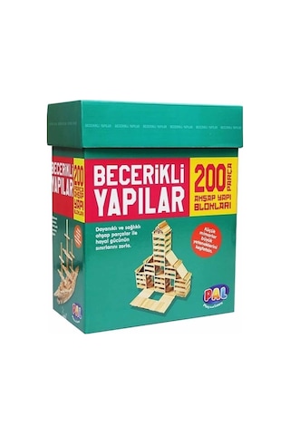 Becerikli Yapılar 200lük Ahşap Yapı Blokları