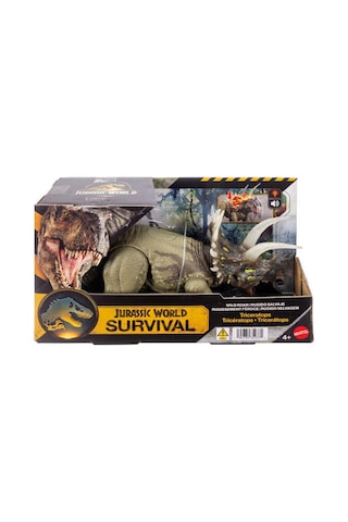 Jurassic World Kükreyen Dinozor Figürleri - Film Serisi Tricerato