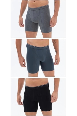 3lü Paket Erkek Boxer 9683 KARIŞIK
