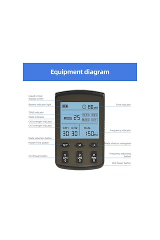 Mufunye 4 Lü Fonksiyonlu Tens/ems Masaj Cihazı - 25 Mod, 30 Seviye Kas Ağrısı Ve Yorgunluk Giderici, Şarj Edilebilir Gümüş