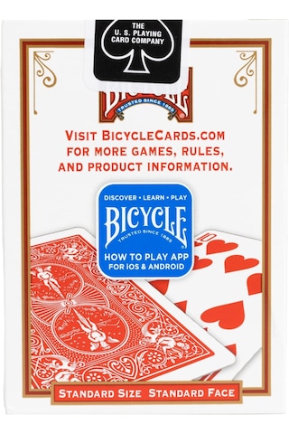 Bicycle Standard Oyun Kartı Kırmızı Deste