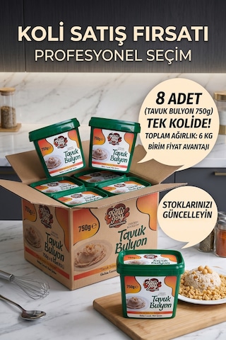 Tavuk Bulyon 750 G X 8 Adet - 1 Koli Koli Bazlı Avantaj Paketi