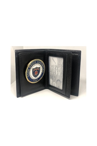 Deniz Kuvvetleri Rozetli Erkek Cüzdan Hakiki Deri Tc027