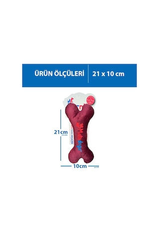 Herniks Sesli Peluş Nakışlı Köpek Oyuncağı Bone 21 CM
