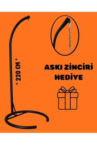 Home Makrome Salıncak Ayağı 220 Cm Siyah