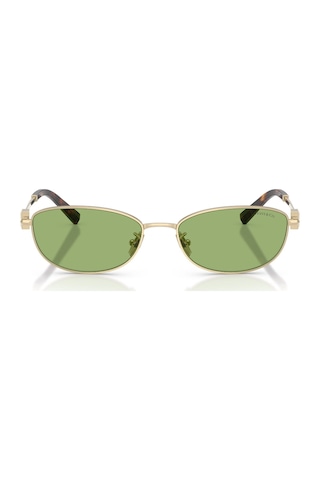 Tiffany Co. Tf 3115 62292 56 Unisex Oval Gold Metal Güneş Gözlüğü Altın