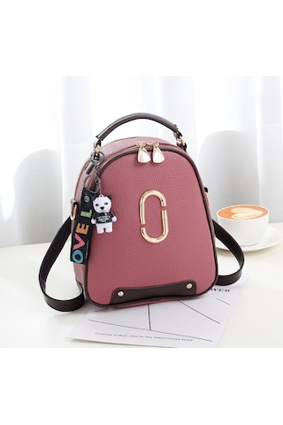 Springsun Pu Kadın Çanta - Tek Omuz/çift Omuz/el/crossbody Kullanım, 20x10x22 Cm, Cep Ve Fermuarlı Bölmeli, İş/seyahat/alışveriş İçin Çok Renkli