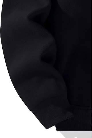 Unisex Oversize Fermuarlı Kapüşonlu Eşofman Altı Joger - Fantastic Baskılı Eşofman Takımı Siyah Gri