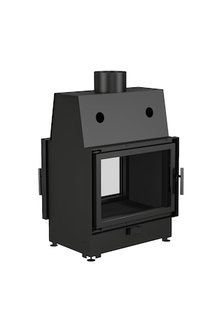 Echa Tech Tünel Çelik Şömine Haznesi Çift Yüzlü 70 X 51