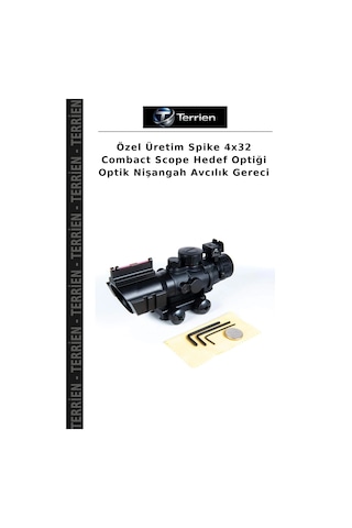 Özel Üretim Spike 4x32 Combact Scope Hedef Optiği Optik Nişangah Avcılık Gereci