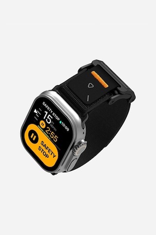 Watch Ultra 1-2 Ve Series 10/9/8/7/6 Uyumlu Mag Buckle Mıknatıslı Slim Kordon A11 Siyah