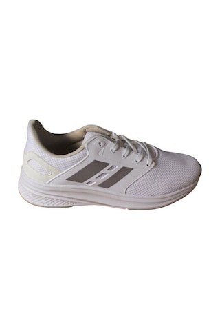 Jump Erkek Siyah Beyaz Fileli Memory Taban Sneaker Spor Ayakkabı Beyaz