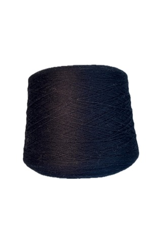 Asavia İtalyan Merinos Yünü Bobin Örgü İpi %100 Merino 100 Gr 1350 M Siyah