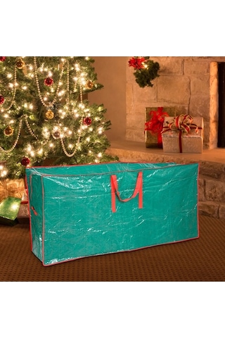 Trendooze Homyl Yıldızlı Ağaç Saklama Çantası Fermuar Yeşil-büyük Diğer